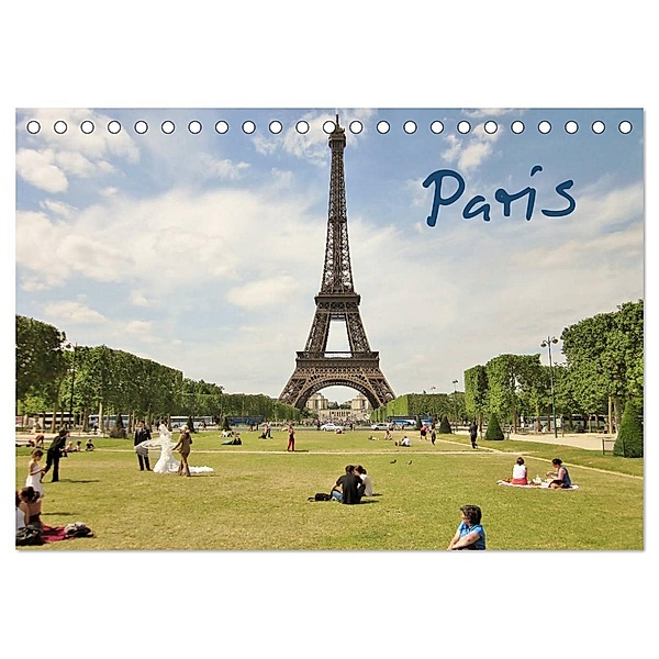 Paris (Tischkalender 2024 DIN A5 quer), CALVENDO Monatskalender, ViennaFrame
