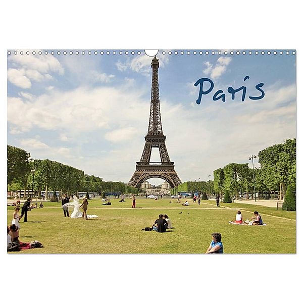 Paris (Wandkalender 2024 DIN A3 quer), CALVENDO Monatskalender, ViennaFrame