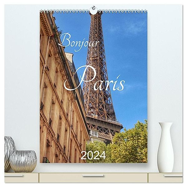 Pariser Ansichten (hochwertiger Premium Wandkalender 2024 DIN A2 hoch), Kunstdruck in Hochglanz, Christine Wirges
