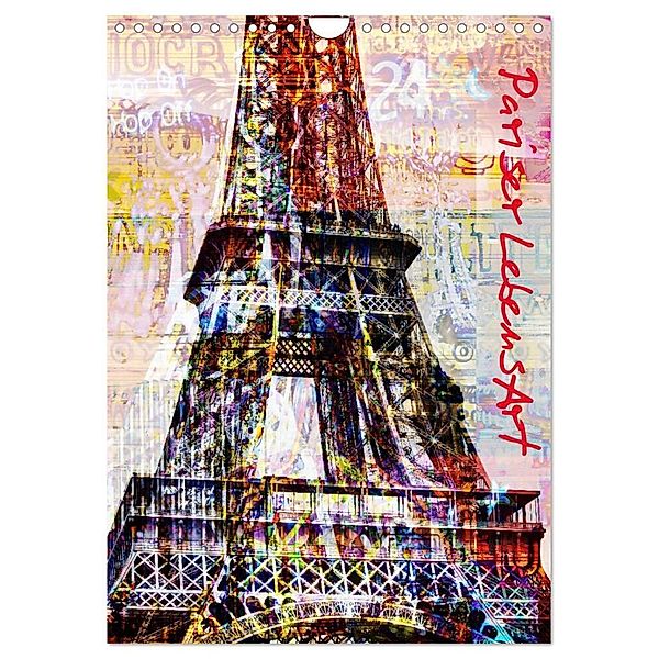Pariser LebensArt (Wandkalender 2024 DIN A4 hoch), CALVENDO Monatskalender, Calvendo