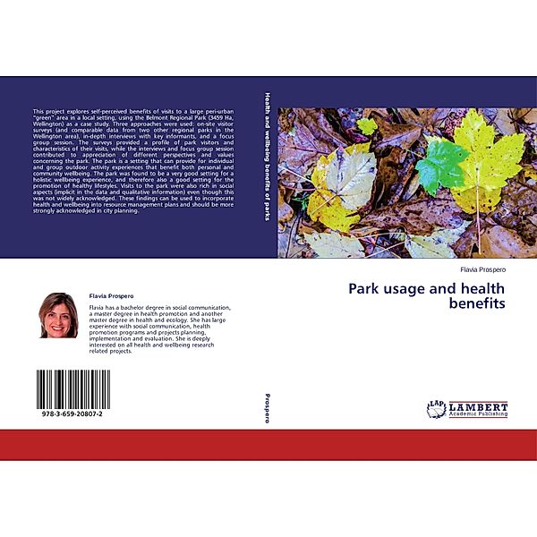 Park usage and health benefits, Flavia Prospero