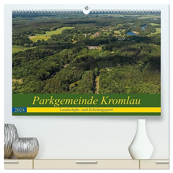 Parkgemeinde Kromlau (hochwertiger Premium Wandkalender 2024 DIN A2 quer), Kunstdruck in Hochglanz, ReDi Fotografie