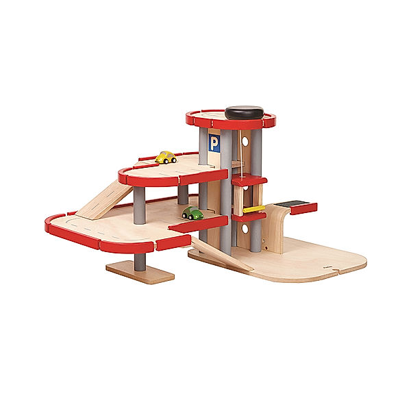 Plan Toys Parkhaus CITY 3-teilig aus Holz