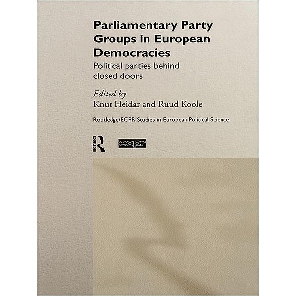 Parliamentary Party Groups in European Democracies