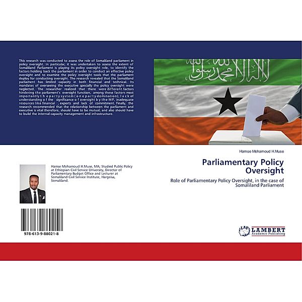 Parliamentary Policy Oversight, Hamse Mohamoud H.Muse