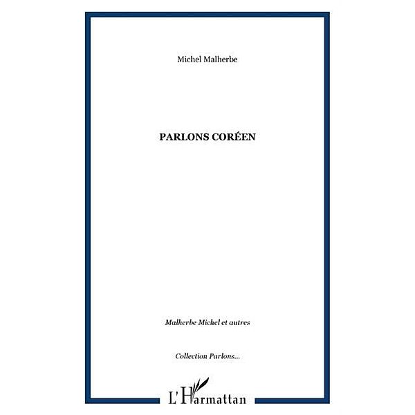 Parlons coreen / Hors-collection, Michel Malherbe