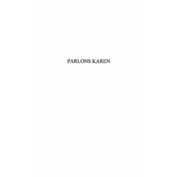 Parlons Karen / Hors-collection, Julien Spiewak