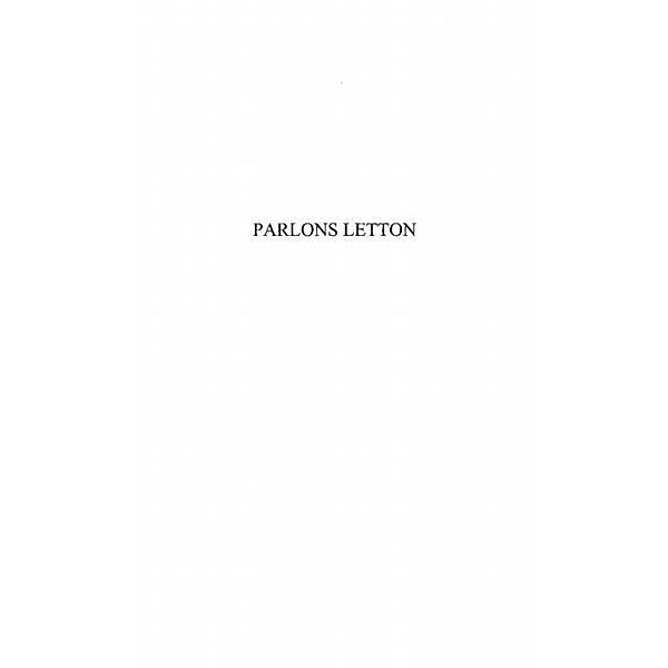 Parlons letton / Hors-collection, Petit Daniel Et Justyna