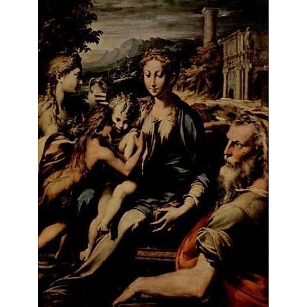 Parmigianino - Thronende Madonna, Hl. Zacharias, Hl. Johannes der Täufer und Hl. Maria Magdalena - 200 Teile (Puzzle)