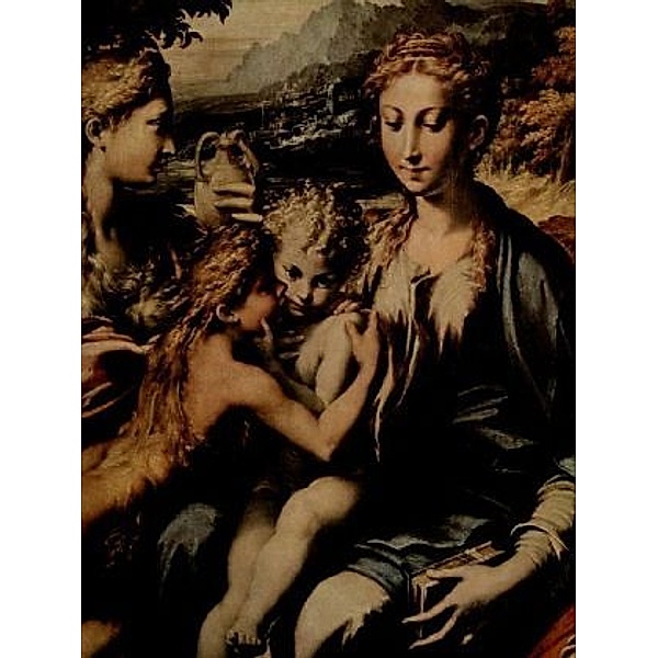 Parmigianino - Thronende Madonna, Hl. Zacharias, Hl. Johannes der Täufer und Hl. Maria Magdalena - 200 Teile (Puzzle)
