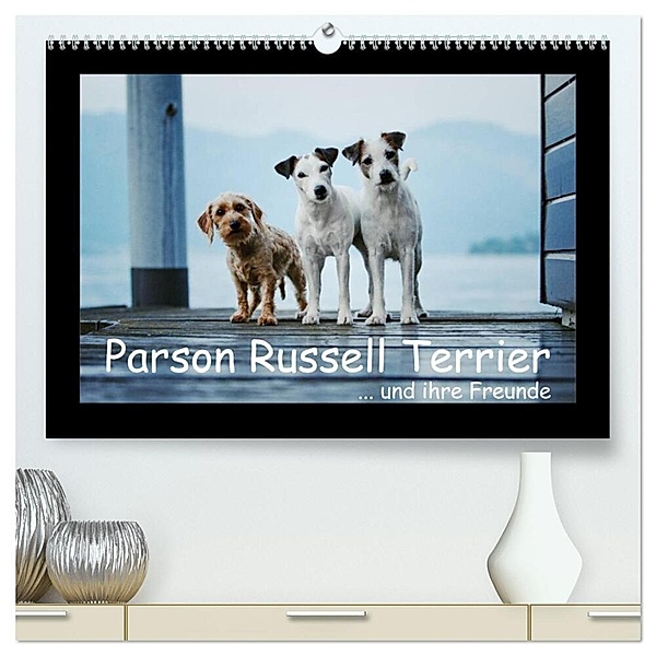 Parson Russell Terrier (hochwertiger Premium Wandkalender 2024 DIN A2 quer), Kunstdruck in Hochglanz, Kathrin Köntopp