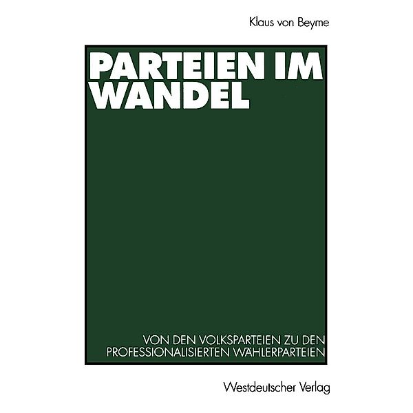 Parteien im Wandel, Klaus von Beyme