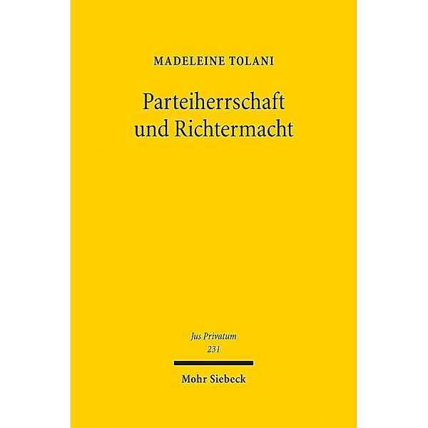 Parteiherrschaft und Richtermacht, Madeleine Tolani