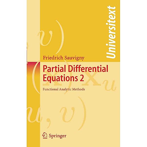 Partial Differential Equations 2 / Universitext, Friedrich Sauvigny