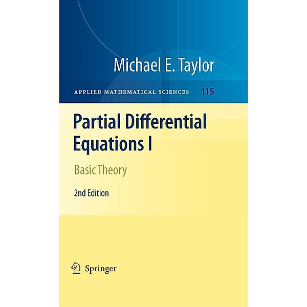 Partial Differential Equations I / Applied Mathematical Sciences Bd.115, Michael E. Taylor