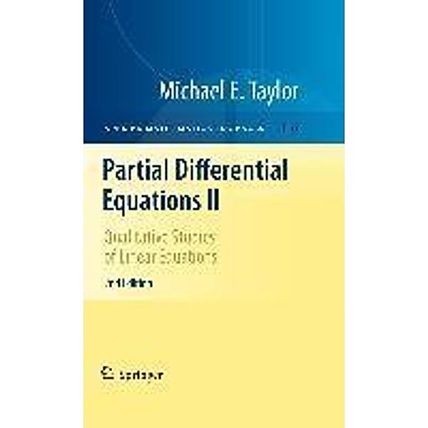 Partial Differential Equations II / Applied Mathematical Sciences Bd.116, Michael E. Taylor