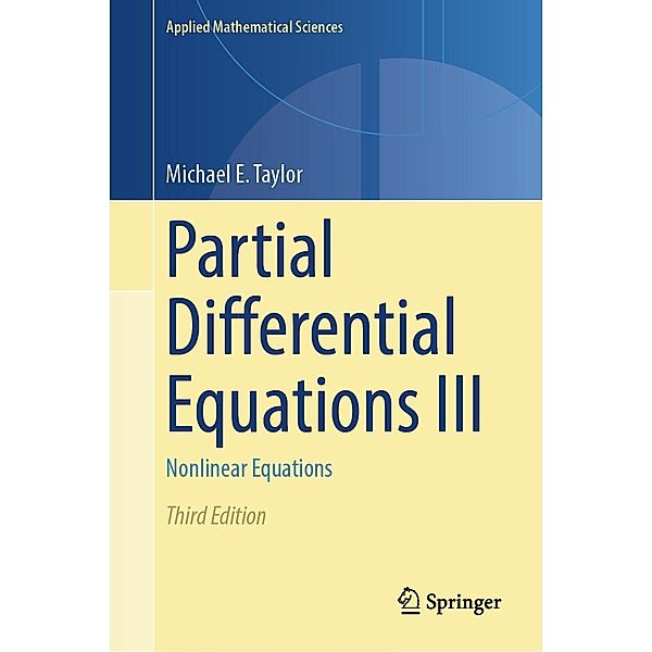 Partial Differential Equations III / Applied Mathematical Sciences Bd.117, Michael E. Taylor