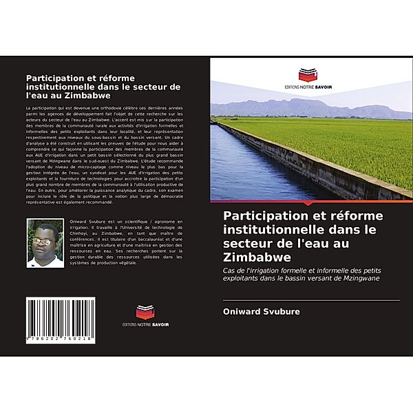 Participation et réforme institutionnelle dans le secteur de l'eau au Zimbabwe, Oniward Svubure