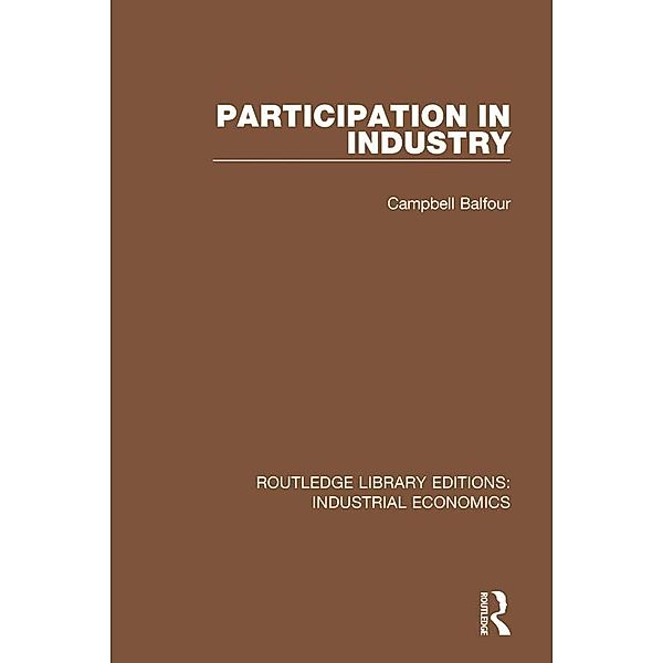 Participation in Industry, Campbell Balfour