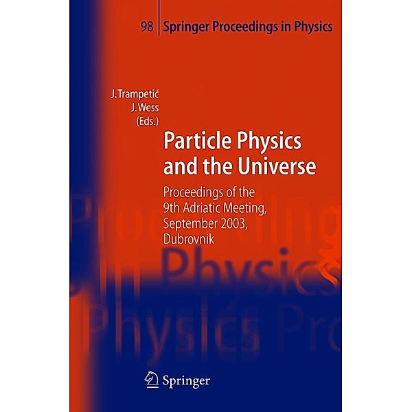 Particle Physics and the Universe