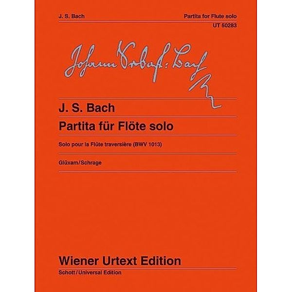 Partita a-Moll für Flöte solo, Johann Sebastian Bach