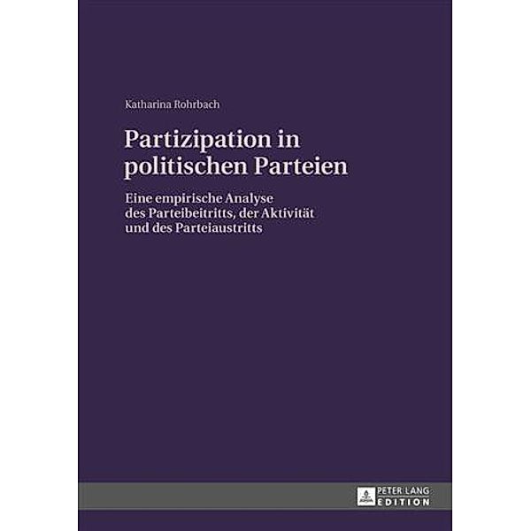 Partizipation in politischen Parteien, Katharina Rohrbach