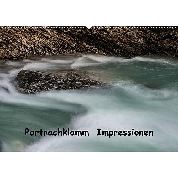 Partnachklamm Impressionen (Wandkalender 2017 DIN A2 quer), Uwe Jansche