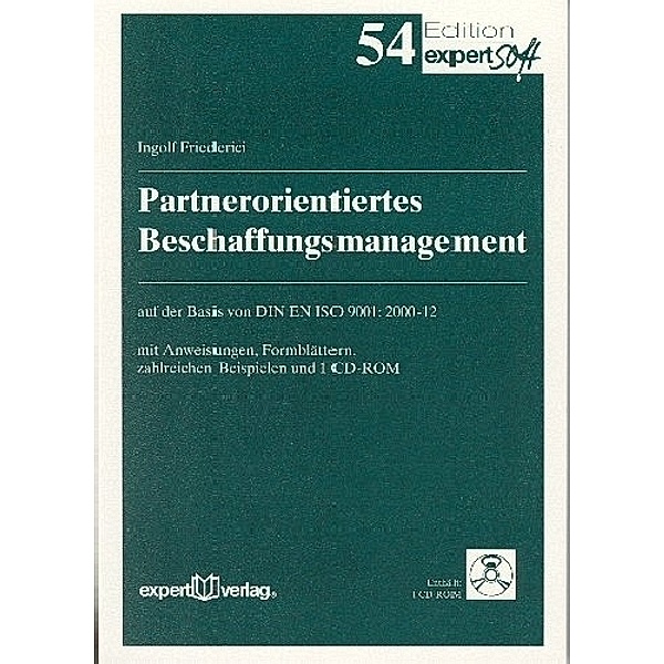 Partnerorientiertes Beschaffungsmanagement, m. CD-ROM, Ingolf Friederici