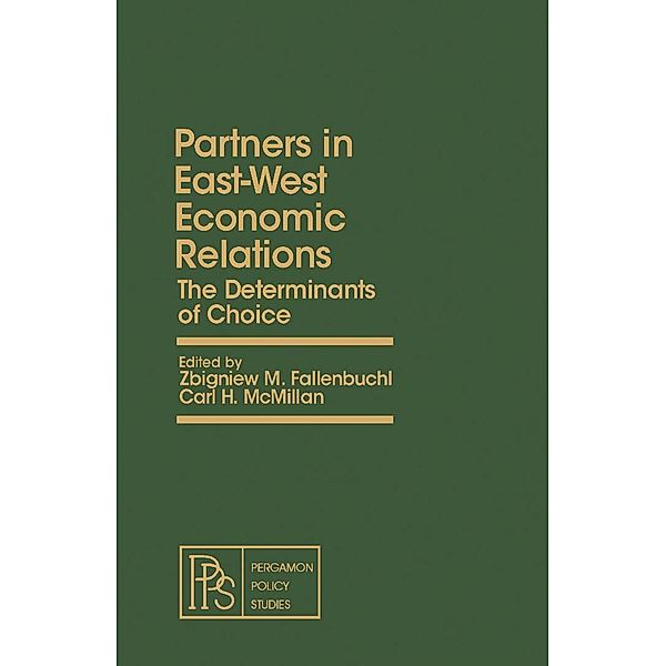 Partners in East-West Economic Relations