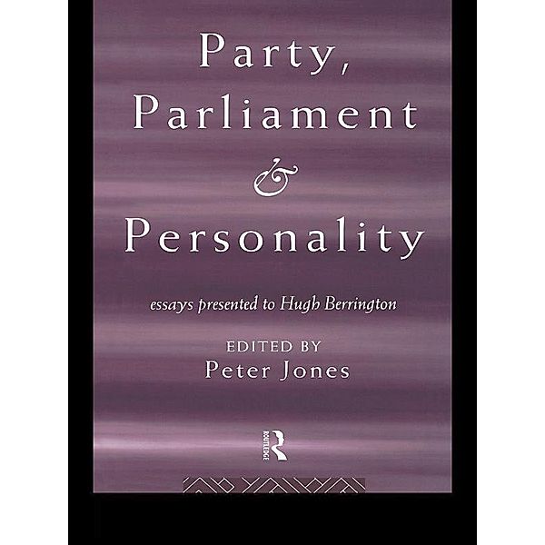 Party, Parliament and Personality, Peter Jones