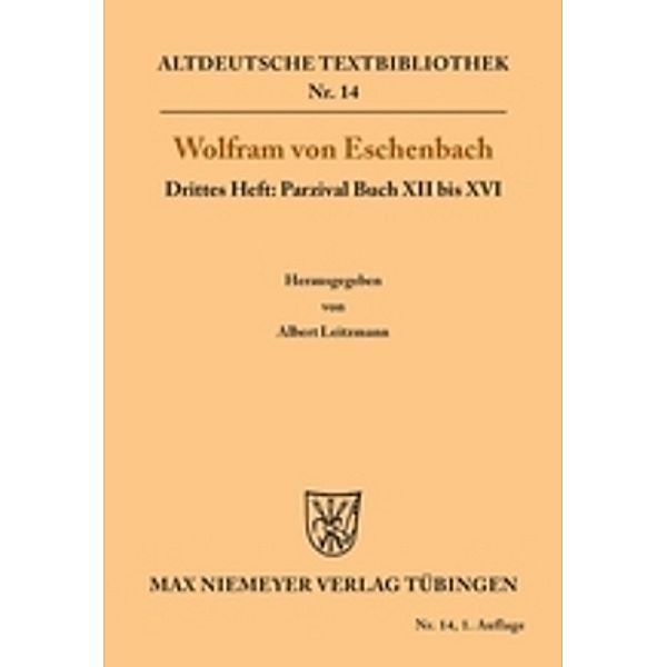 Parzival Buch XII bis XVI