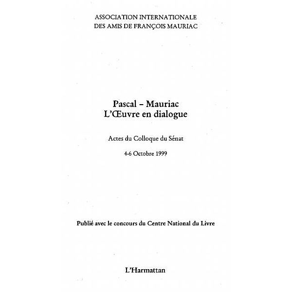 PASCAL-MAURIAC / Hors-collection, Pascal Et Mauriac