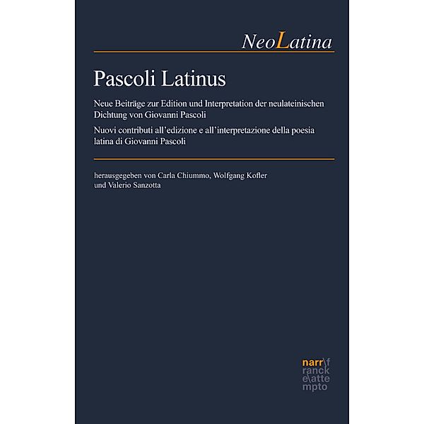 Pascoli Latinus / NeoLatina Bd.32