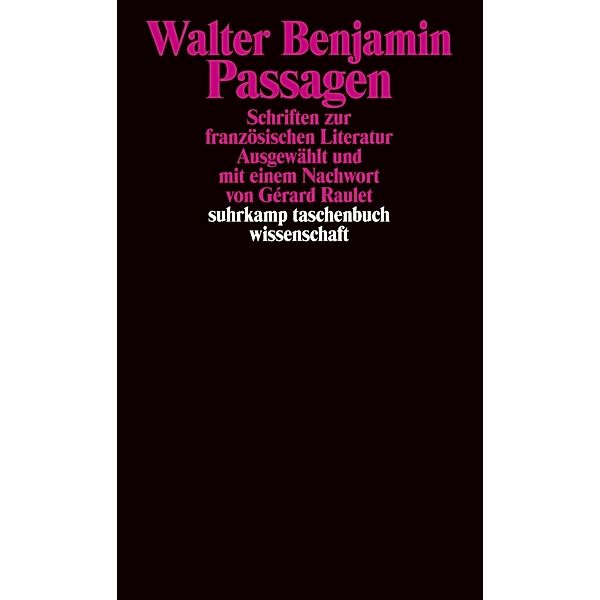 Passagen, Walter Benjamin