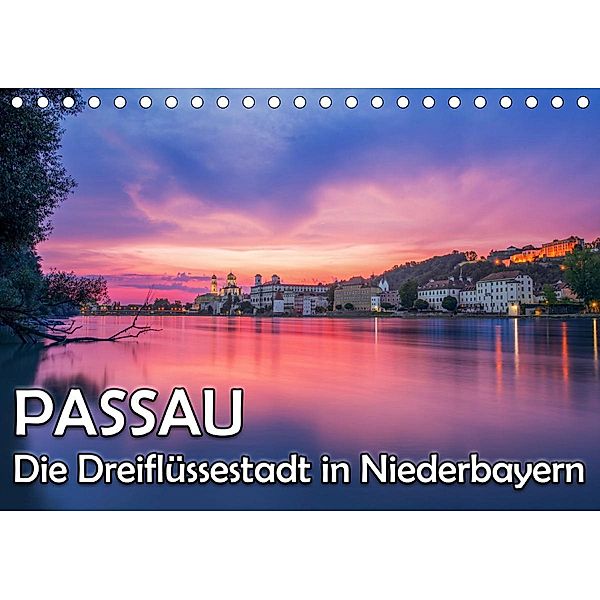 Passau - Die Dreiflüssestadt (Tischkalender 2021 DIN A5 quer), Christian Haidl