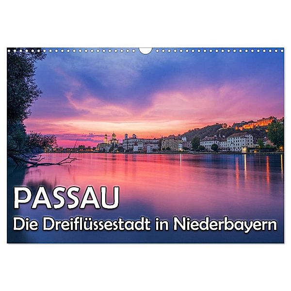 Passau - Die Dreiflüssestadt (Wandkalender 2025 DIN A3 quer), CALVENDO Monatskalender, Calvendo, Christian Haidl