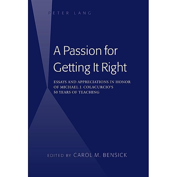 Passion for Getting It Right