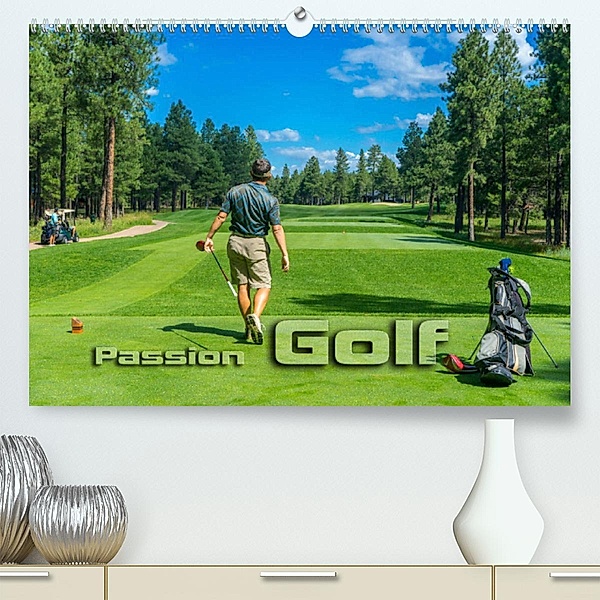Passion Golf (Premium, hochwertiger DIN A2 Wandkalender 2023, Kunstdruck in Hochglanz), Renate Bleicher
