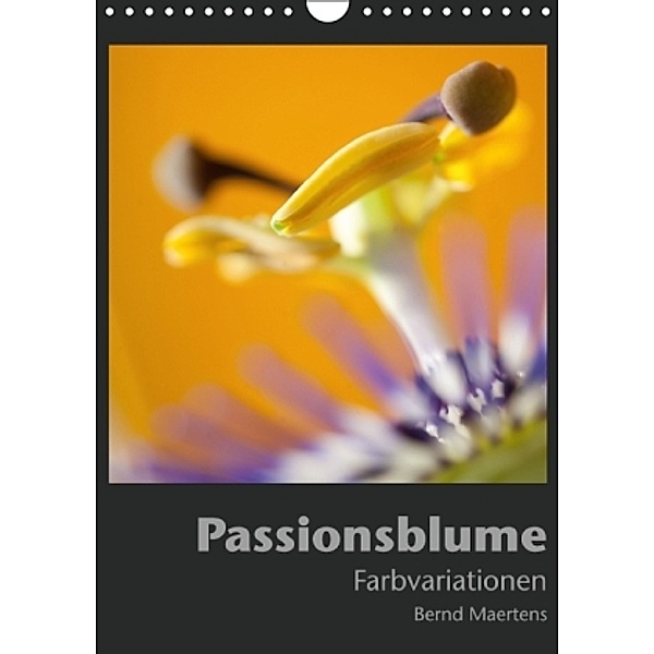 PASSIONSBLUME Farbvarianten (Wandkalender 2016 DIN A4 hoch), Bernd Maertens