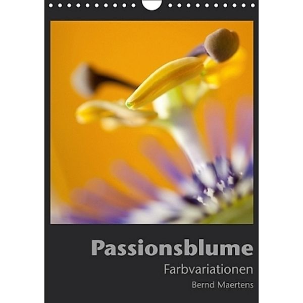 PASSIONSBLUME Farbvarianten (Wandkalender 2017 DIN A4 hoch), Bernd Maertens