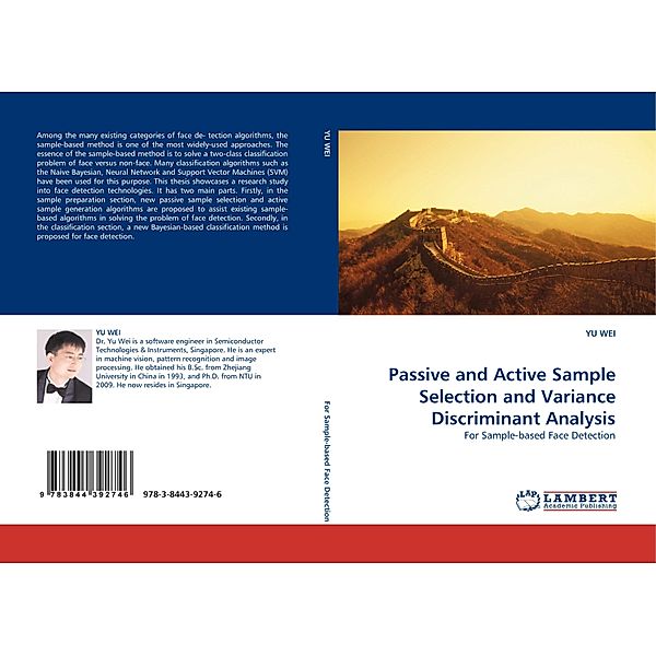 Passive and Active Sample Selection and Variance Discriminant Analysis, YU WEI