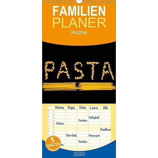 Pasta - Familienplaner hoch (Wandkalender 2020 , 21 cm x 45 cm, hoch), Thomas Jäger