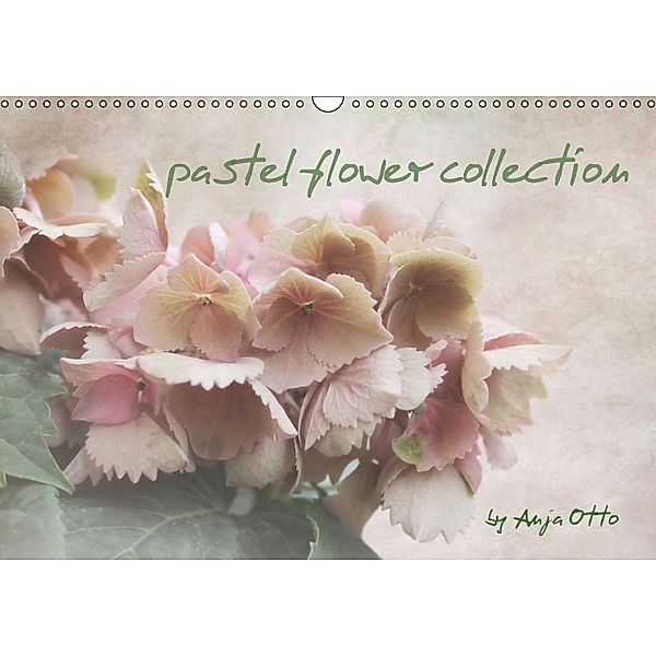 pastel flower collection (Wandkalender 2014 DIN A3 quer), Anja Otto