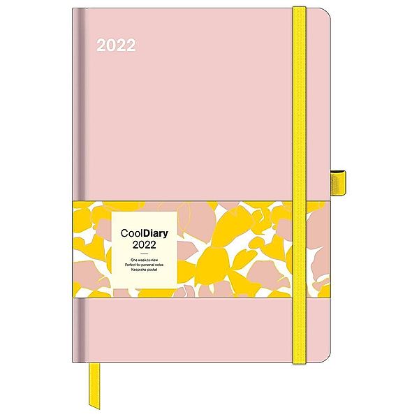 Pastel Pink 2022 - Diary - Buchkalender - Taschenkalender - 16x22