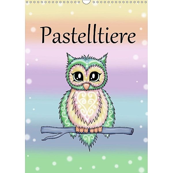 Pastelltiere (Wandkalender 2021 DIN A3 hoch), Pezi Creation / Petra Haberhauer