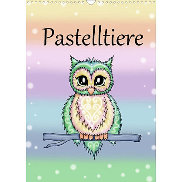 Pastelltiere (Wandkalender 2022 DIN A3 hoch), Pezi Creation / Petra Haberhauer