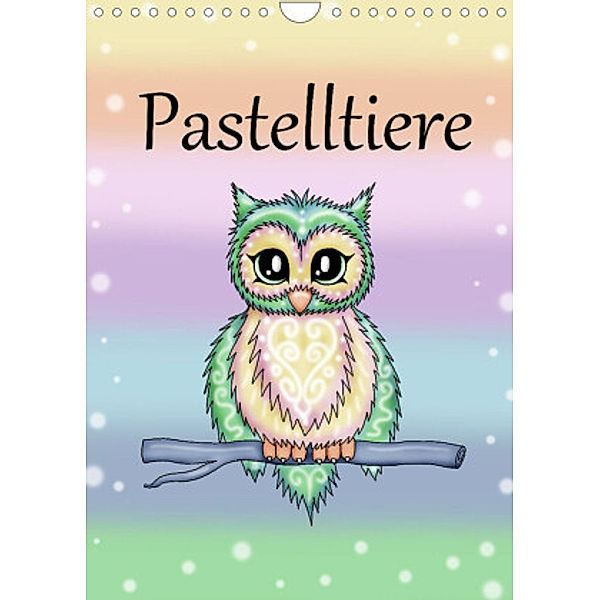 Pastelltiere (Wandkalender 2022 DIN A4 hoch), Pezi Creation / Petra Haberhauer