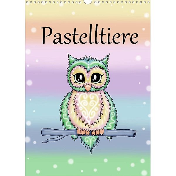 Pastelltiere (Wandkalender 2023 DIN A3 hoch), Pezi Creation / Petra Haberhauer