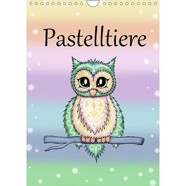 Pastelltiere (Wandkalender 2023 DIN A4 hoch), Pezi Creation / Petra Haberhauer