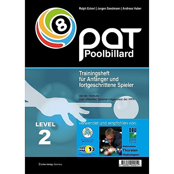 PAT Pool Billard Trainingsheft Level 2, Ralph Eckert, Jorgen Sandmann, Andreas Huber